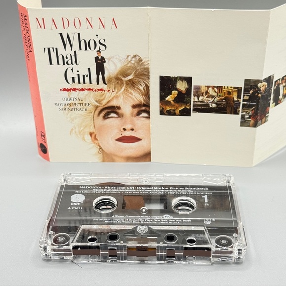 Madonna “Who’s That Girl” Soundtrack Cassette Tape – 1987 – Sire/Warner Bros - Picture 11 of 11